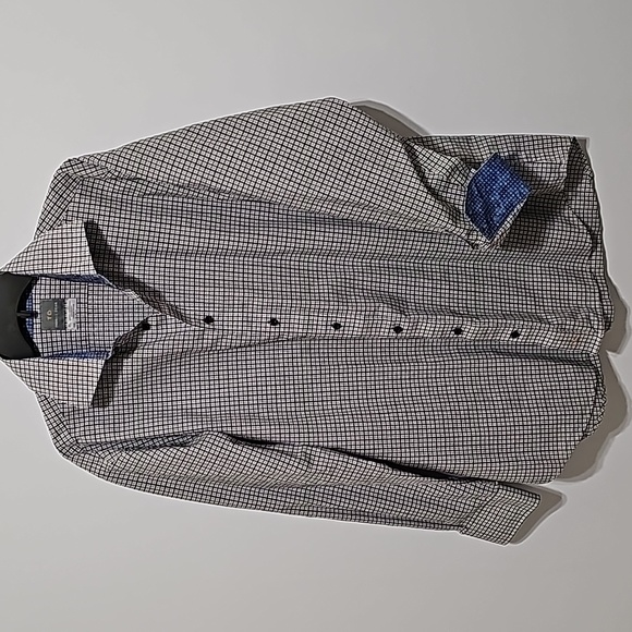 Thomas Dean Long Sleeve Dress Shirt - Picture 7 of 11